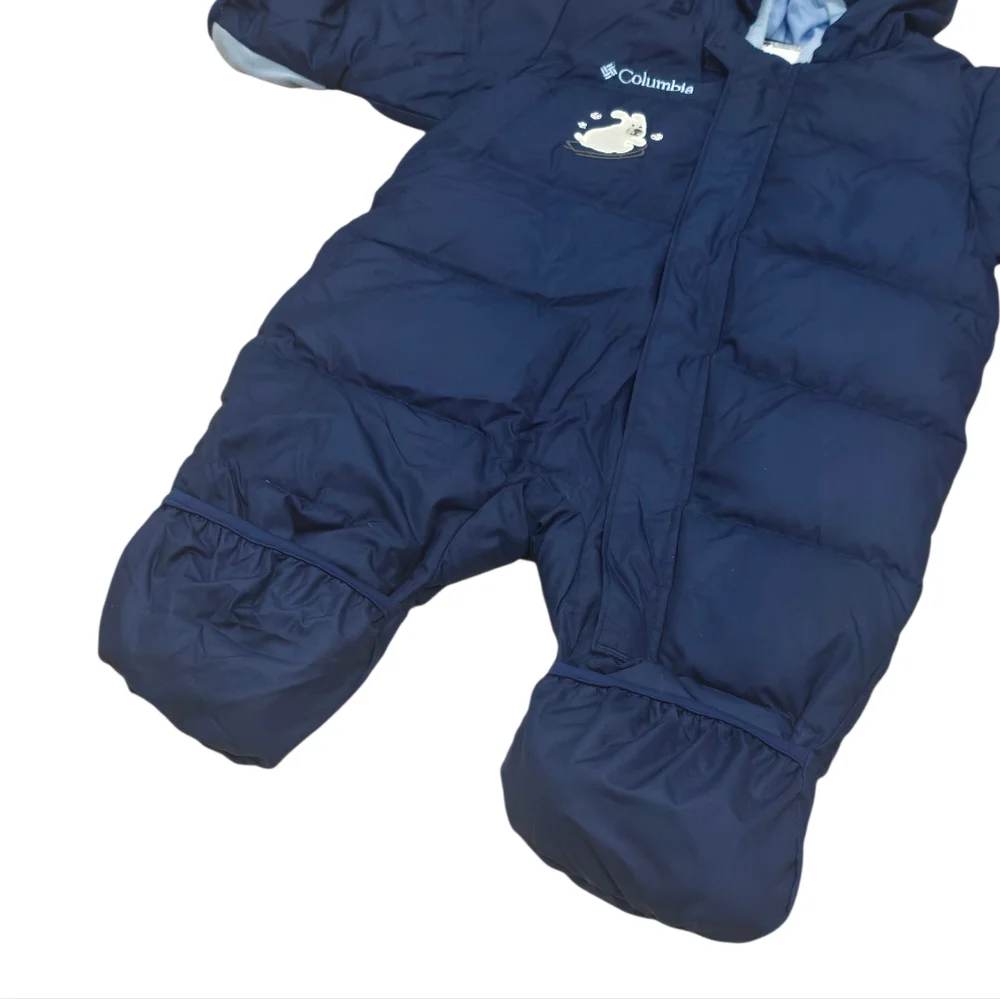 NEW Vintage Columbia Snuggly Bunny Bunting Suit Infant Down Insulated